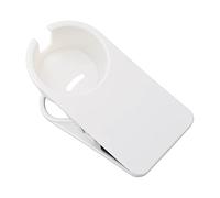 Clip Porte-gobelet, Support de Serrage de Bouteille en Verre Côté Bureau en Plastique, Porte-gobelet de Chaise D'extérieur, Support de Verre de Boisson, Pince de Table Côté Bureau, énorme(Blanc)