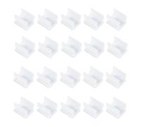 Clip Porte-stylo Blanc 125pcs en Plastique, Clip pour Stylo