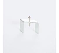 Clip Pour Rail Triphasé Dali Track Encastré Aluminium Argenté