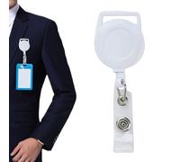 Clip rétractable porte-badge, clip pour bobine de badge avec ID pour | Porte-badge d'infirmière - Élastique pour enseignants et étudiants