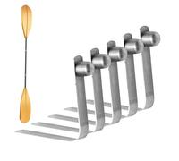Clips À Boutons - 5 Pièces De Serrage À Boutons En Forme De V | Clip De Support De Pagaie De Kayak - Pour Tente De Camping, Auvent Extérieur, Auvent En Tube De Bateau Des Performances Inébr