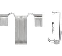 Clips de drainage pour panneaux solaires, acier inoxydable 304, compatibles avec les cadres PV, 100 pièces - 35 mm