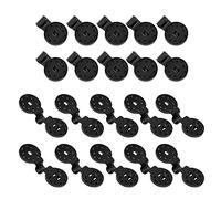 Clips de fixation à pression pour point de connexion de feuille, A | Canal de fixation en forme de boucle, format à charnière, structure de fixation directe pour sécuriser les feuilles