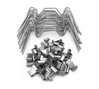Clips De Fixation Pour Plaques De Verre Warmhouse 50-Piece