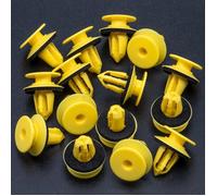 Clips de garniture de porte fixation nylon 11610606, lot de 15, agrafes panneau intérieur voiture jaune