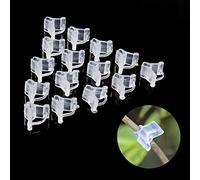 Clips De Greffage De Plantes, 100 PCS Greffage Clips De Soutien De La Plante, Pince De Greffe De Tomate Pince à Greffer Aubergine, Clips De Greffage Transparents Pour Tomates, Légumes, Tiges De Fleurs