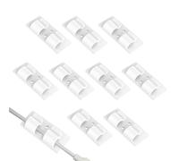 Clips de lumière pour guirlandes lumineuses extérieures, clips de guirlande lumineuse d'extérieur | Guirlande lumineuse extérieure à clips et crochets avec bandes adhésives | Crochets de lumière de No