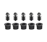 Clips de montage pour grille de haut-parleur - Attaches à boule et douilles - Piquets de grille en plastique pour haut-parleur - Pièces de réparation pour haut-parleur - Guides de barbecue (A32)