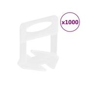 Clips de nivellement de carreaux 1000 pcs 3 mm