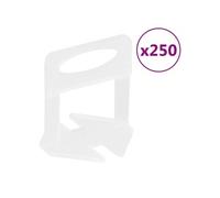 vidaXL Clips de nivellement de carreaux 250 pcs 2 mm
