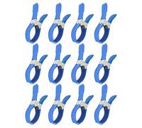Clips de piscine - Acier inoxydable 12 x 6 x 2 cm | 12 pièces Attaches antidérapantes, coupe-vent Secure Lock | Pool Cover Clamps For Outdoor Beach Backyard Lawn Patio Deck Winter Tarp And Furniture