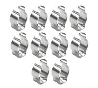 Clips de Rangement Métal 30mm pour Balais et Brosses(30mm) | Acier au manganèse pour robuste, résistance à la , finition argentée, pour idéal outils lourds