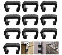 Clips de Rattin pour Meubles de Jardin 4/8 Connecteur Anti-Glissement en Plastique pour Salon de Jardin Extérieur Module 4.3cm(4.3cm 4pcs)