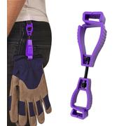 Clips de suspension pour gants | Pince à gants haute performance multifonctionnelle avec deux clips | Porte-gants pour travaux de sécurité et ouvriers du bâtiment à accrocher aux sacs, armoires