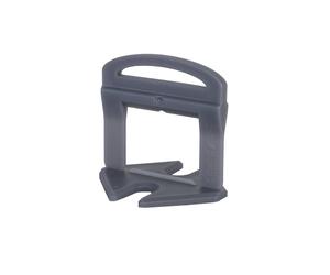 Clips d'espacement noirs du système de nivellement Delta Rubi 02854, espacement 2 mm, 400 pièces