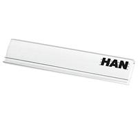 Clips d'étiquetage HAN - 1 PIÈCE, pour l'étiquetage professionnel des corbeilles à courrier, des caissons à tiroirs et des porte-revues, transparents, 1021