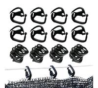 Clips d'Ombrage pour Serre et Jardin,100 Pièces Fixations Bâche - Clips Fixation pour Filet ombrage Solaire | Adapté à Balcon, Ferme, Verger, Jardin, Arrière-Cour, Patio et Extérieur