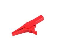 Clips fil connecteur métallique bricolage sonde de Test noir rouge couleur câble pince isolée ligne cavalier(Red)