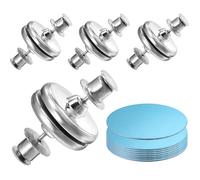 Clips magnétiques pour rideau de douche - ESTAMPILLE - 8 pièces - Aimant puissant - Inoxydable - Installation facile