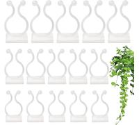 Clips muraux pour plantes grimpantes, fixation à crochet à boucle de vigne, fixation attachée, crochet à boucle, Stent pour plantes, support fixe Invisible pour escalade de vigne Small-Scale