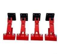 Clips porte-serviettes en plastique Rouge 33 cm Installation sans perçage | Rotation à 360 degrés, pour un accès facile à la serviette, nettoyage du tapis de voiture, organisation du garage