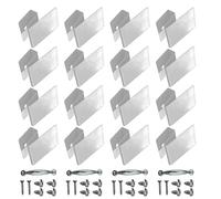Clips pour fenêtres de tempête - Collier fixe réutilisable résistant | Fixations de ferrures de volet roulant pour fenêtres, pour entreprises, maison, hôtel, salle de bain, résidence, appartement