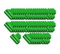 Clips pour film de serre - Attaches pour filet de jardin - Connecteurs de tuyau en plastique - Accessoires de tunnel de culture - Supports de protection pour légumes - Fixations de cadre en PVC (16 mm