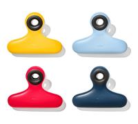 Clips pour sachets alimentaires GOOD GRIPS, magnétique, set de 4, plastique, OXO