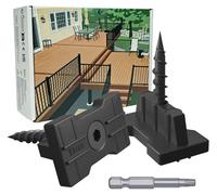 Clips, système de fixation dissimulé pour panneaux /BPC - support de fixation - largeur de joint de 6 mm - 200 pièces
