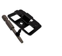 Clips WPC de 9,5 mm, noirs, par lot de 50, pour lames de terrasse