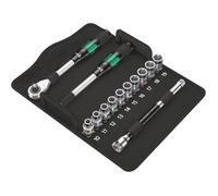Cliquet 1/2 pouces - WERA - Zyklop Hybrid 8006 SC - 1/2'' métrique - trousse textile compacte - pack