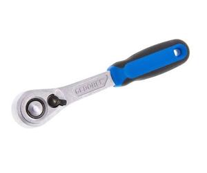 Cliquet 1/4" Gedore avec levier de commutation et bouton de verrouillage/déverrouillage