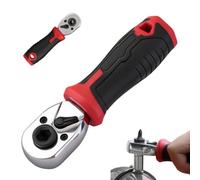 Cliquet avec entraînement - Outil à main réversible avec entraînement 1/4 | Cliquet à douille, également appelé cliquet pour moto, vélo, voiture, maison, garage, réparation, W
