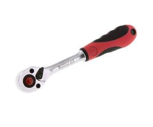 Cliquet rouge 1/4" Gedore avec levier de commutation et bouton de verrouillage/déverrouillage