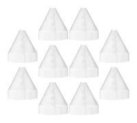 CLISPEED 10 Pièces Housse de Protection pour Plantes en Cône, Pet Blanc | Usage Jardin Extérieur, Neige et Vent, pour Végétaux et Plants en Hiver