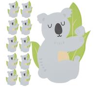 CLISPEED 100 Cartes Décoratives DIY de Koala pour Sucettes, pour Décorations de Fête Garçon Fille et Présents Anniversaire