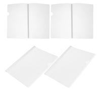 CLISPEED 10pièces Lot de Dossiers de Fichiers Transparents avec Barre Coulissante Couverture de Rapport Claire pour Rangement Papier et Organisation de Documents pour École Bureau et Usage