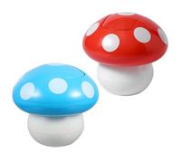 CLISPEED 2 Pièces Mini Poubelle de Bureau Champignon Abs, Pratique, Odeur | Maison et Bureau, Format Compact, Style Simple et Charmant, Usage Quotidien, Facile à Poser