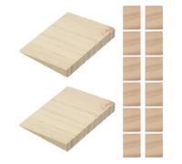 CLISPEED 20 Pièces Coin en Bois Triangulaire Marron Support Sécurisé pour Manche de Hache, Facile à Modifier pour Atelier et Réparation D'outils