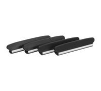 CLISPEED 4 Pièces Clip de Guidage pour L'affûtage, Guide D'angle pour L'affûtage des Couteaux, Plastique et Céramique, Noir, Contrôle Précis de L'angle, pour Pierre à Aiguiser et Ciseau,