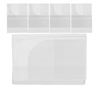 CLISPEED 5 Pièces Étui de Protection pour Passeport en PVC | Protection Imperméable, Entretien Facile, Format Voyage, Design à Fentes, pour Cartes et Documents