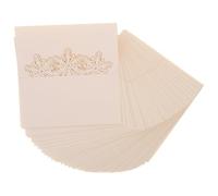 CLISPEED 50pièces Cartes de Table Flocon de Ivoire Marque-places Nominales Rustiques pour Noël Mariage et Shower Étiquettes de Table Festives Papier Kraft
