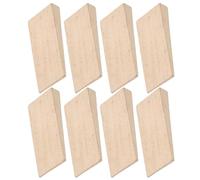 CLISPEED 8 Pièces Cales en Bois Beige pour Poignée de Masse et Manche de Hache, Renforcement et Fixation Solides, pour Randonnée et Ateliers