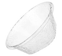 CLISPEED Bassine Plastique Transparente à Grosse Capacité, Bassin de Trempage Pieds et Lavage du Visage, Pratique et Polyvalente pour Dortoirs et Usage Quotidien