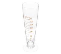 CLISPEED Bécher Doseur Gobelet Polyvalent avec Graduation Claire en Verre 50 Ml Éprouvette Graduée de Laboratoire Précise pour Expériences de Chimie Cuisine