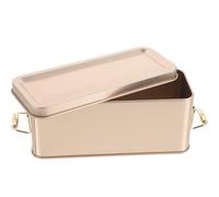 CLISPEED Boîte Métallique Rectangulaire Fermeture pour Biscuits et Friandises, Boîte de Rangement Solide en Fer pour Gâteaux, pour Emballage Cadeau