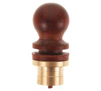 CLISPEED Bouchon de Bouteille de Calebasse Chinoise en Bois et Laiton Réutilisable et Polyvalent Style Traditionnel Décoratif pour Vin et Autres Contenants