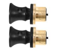 CLISPEED Bouchons de Bouteille Étanchéité Hermétique et Anti-fuite Forme Gourde 2pcs en Plastique pour Bouteilles de Vin et Soda, Usage Quotidien ou Fête
