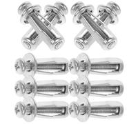 CLISPEED Boulons D'expansion à Pétale 50pcs en Acier au Carbone Galvanisé pour Cloisons Sèches et Murs en Béton, Forte Tenue sans Perçage Préalable, Usage Industriel et Domestique