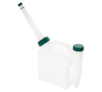 CLISPEED Bouteille de Mélange Portable 1,5 L pour Essence 2 Temps, Plastique Solide, Bec Verseur Anti-fuite, pour Mélange D’huile Moteur 20:1 25:1 40:1 50:1, pour Tronçonneuse